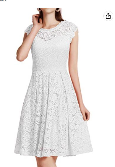 Women's Vintage Floral Lace Cocktail Dress Homecoming Dress c2686