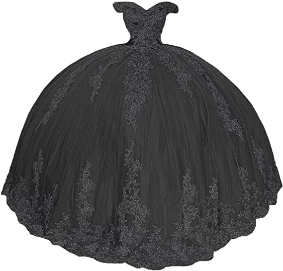 Off The Shoulder Ball Gown Satin Princess Dress With Lace Back With Big Bow cc477