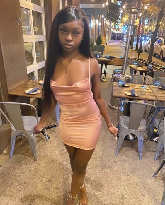 blush pink dress on dark skin In love with Blush. , , Styles featured: , PATRICIA Maxi Dress - Blush , KEIRA Maxi Dress - Blush , EILEEN Mini Dress - Blush , CHRISTIE Mini Dress - Ivory , FABLE Gown