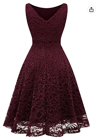 Women Floral Lace Wedding Bridesmaid Dress Formal Cocktail Short Homecoming Dress c2683