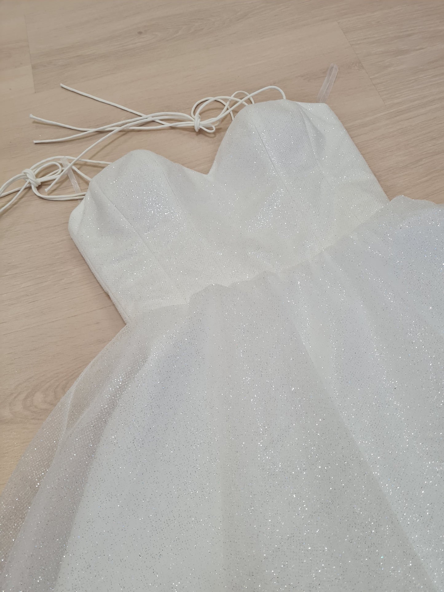 short evening dress with lantern sleeves, graduation dress sparkly homecoming dress c2591