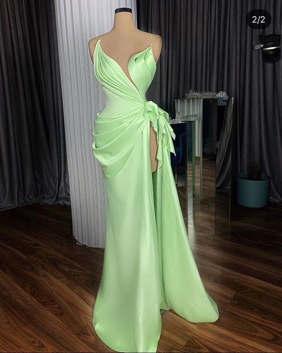 Unique Mermaid Long Prom Dress , Sexy Prom Dress C570