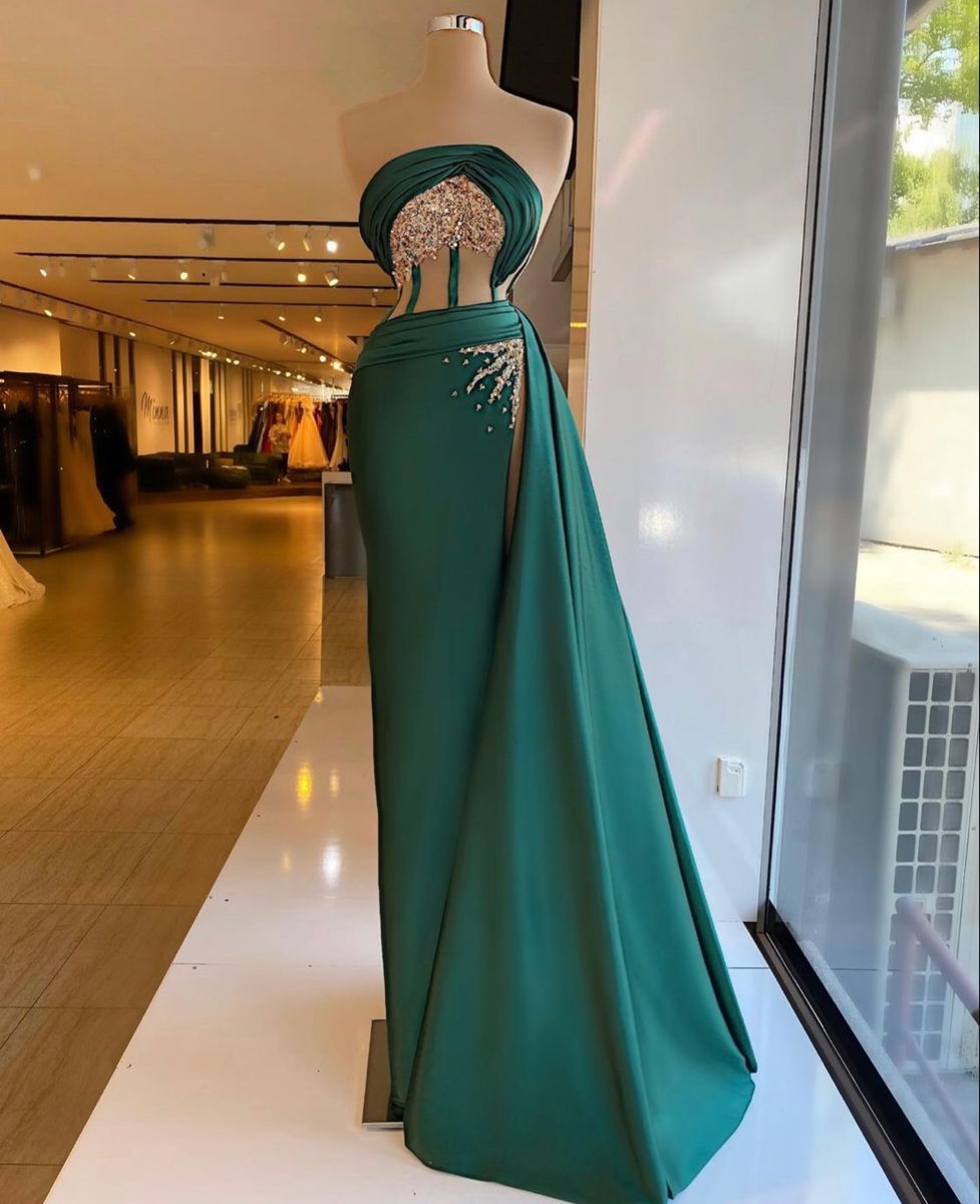 Green prom dresses, long evening dresses, fashion evening dresses C1753