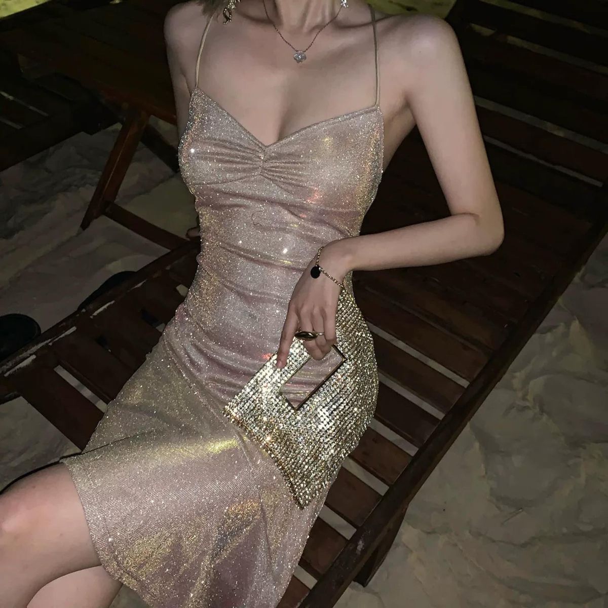 Spaghetti Straps Unique Party Dress ,Chic Homecoming Dress C2113