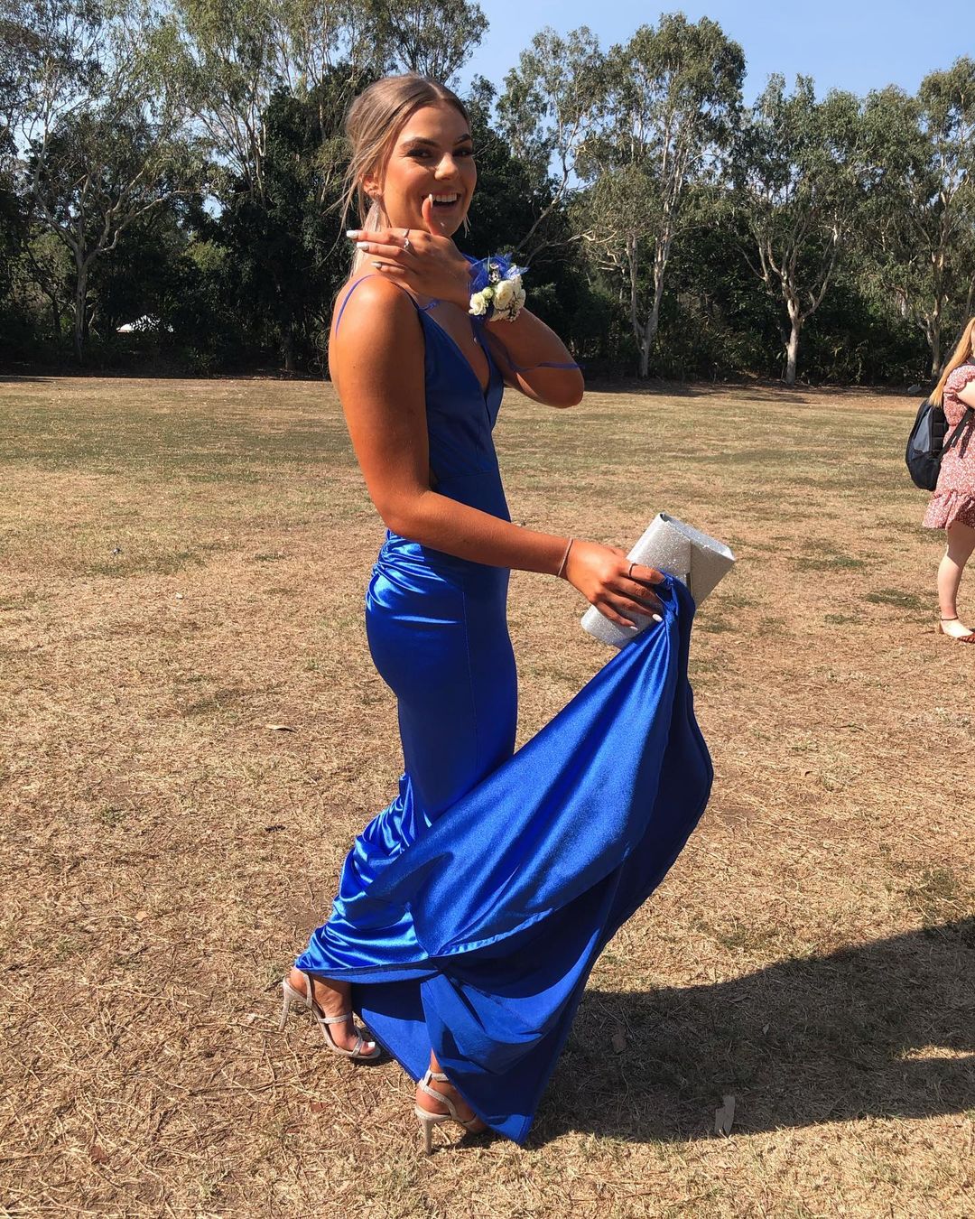 Gorgeous Royal Blue Mermaid Formal Prom Dress C1094