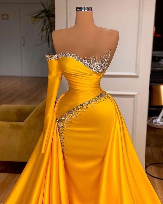 A-line Long Prom Dresses Girls Dresses Party Dress Formal Dress Evening Dresses C2296