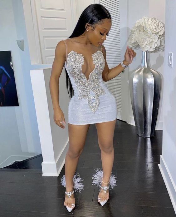 luxurious sequins beaded short homecoming dresses c2913