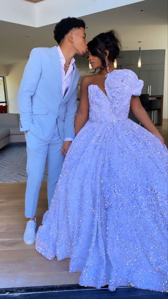 Sequins Ball Gown New Arrival Prom Dress c2554