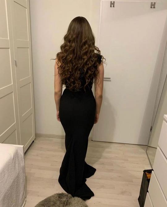Chic One-Shoulder Mermaid Prom Dress C550