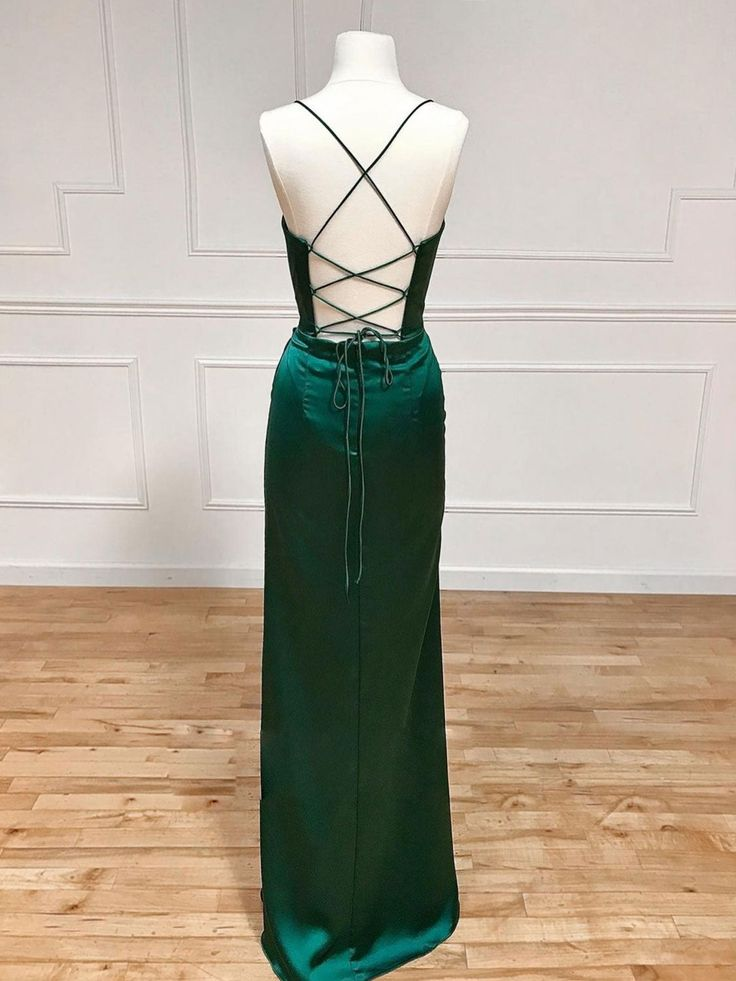 Mermaid Sweetheart Neck Green Long Prom Dress, Green Formal Evening Dress cc518