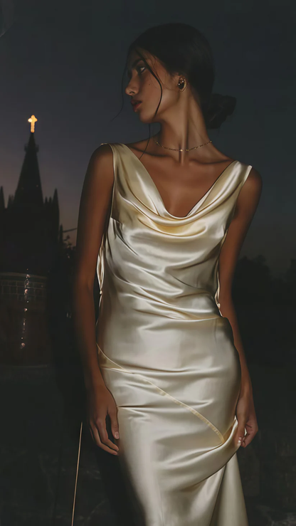 Simple Long Backless Sheath Evening Dress Formal Prom Dress cc2728
