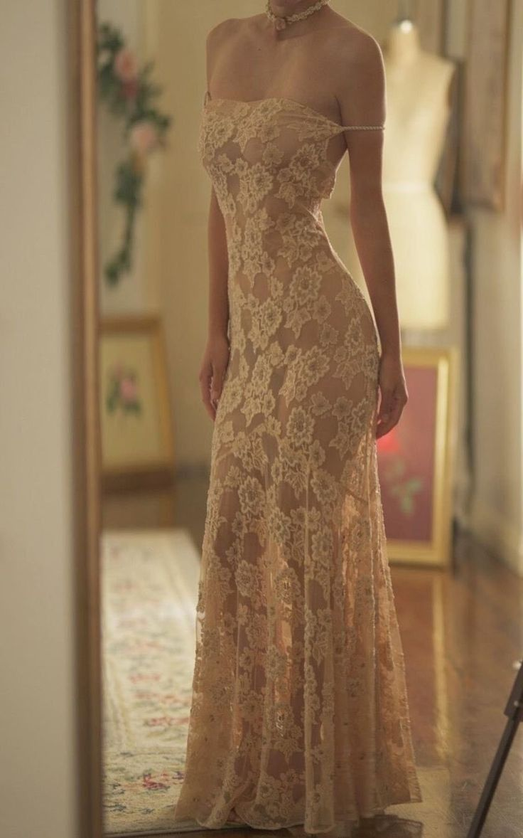 New Arrival Sexy Straps Mermaid Long Prom Dress Floral Lace Evening Dress cc1591