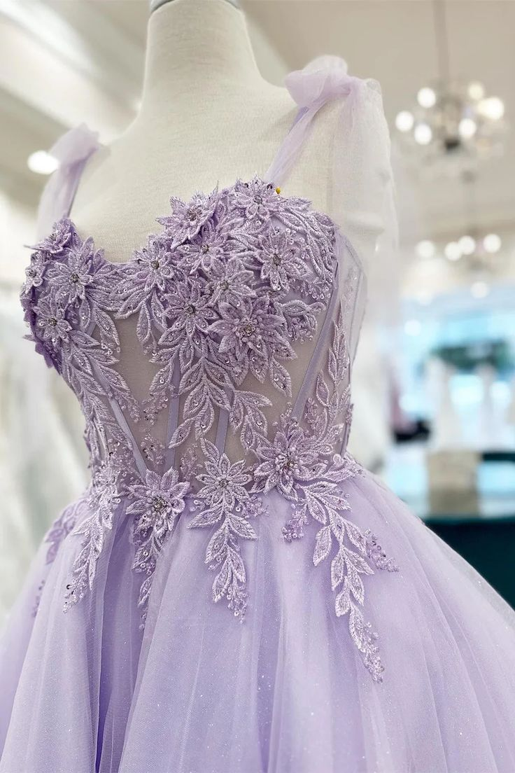 Pretty A-Line Lilac Appliques Beaded Sweetheart Short Homecoming Dress Prom Dress cc1779