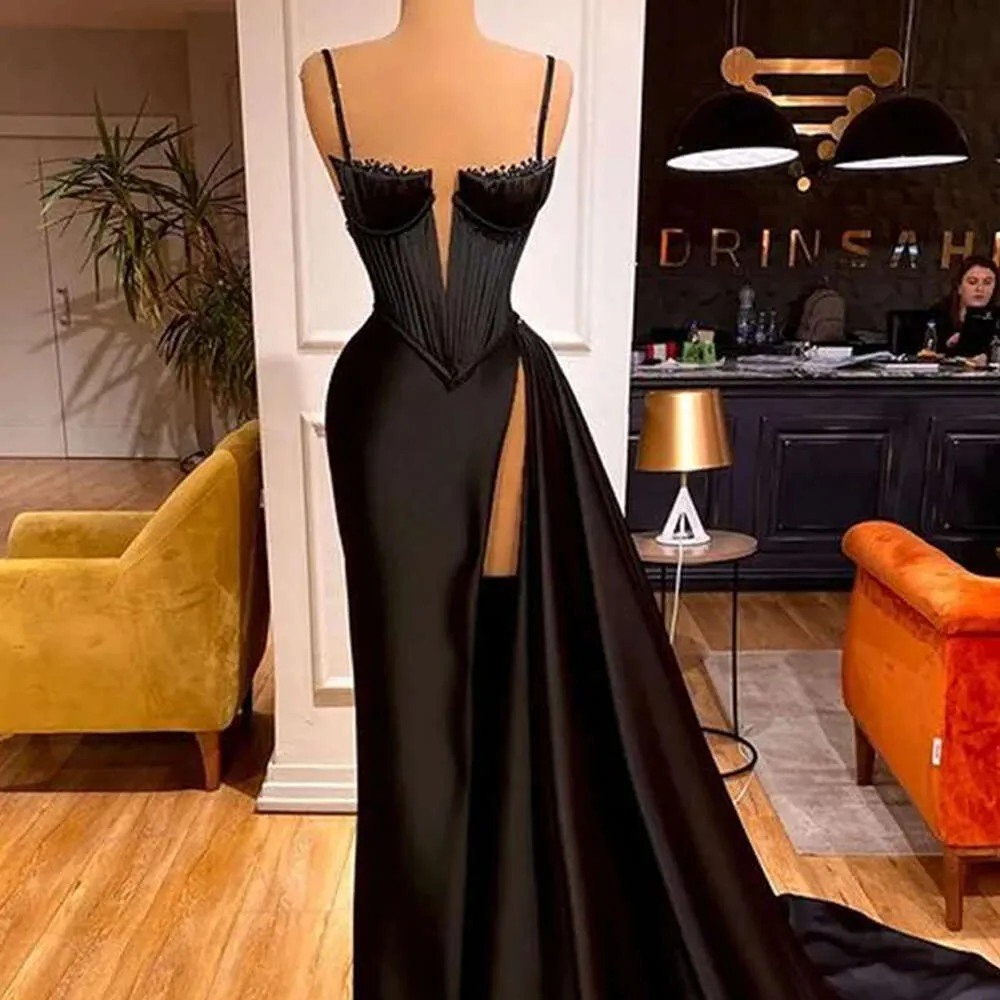 Black Sheath long Evening Dresses, Prom Party Dresses C1467