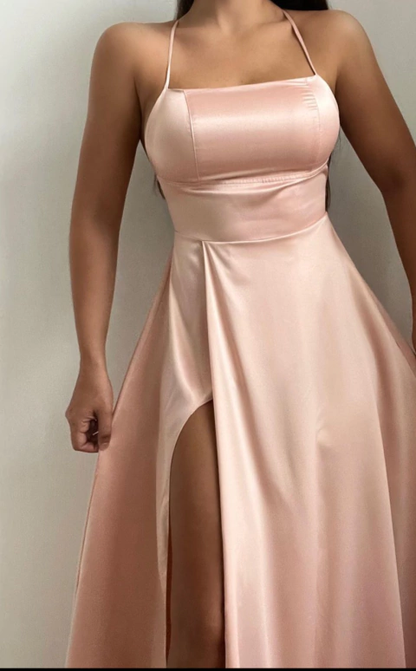 Sexy Purple Long Prom Dress Party Dress With Split cc541