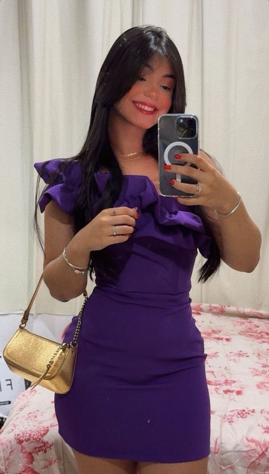 Sexy Purple Tight Homecoming Dress,Purple Party Dress  cc1348