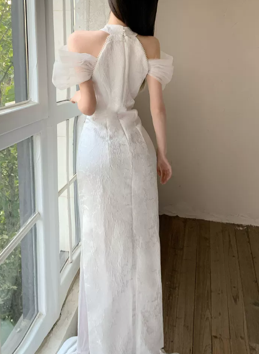 Elegant Prom Dress Off Shoulder Sheath Sequins Gala Dress Evening Dress cc5677