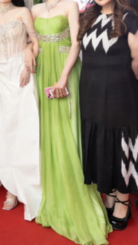 Elegant Prom Dress Strapless Pleated Long Evening Dress Gala Dress cc5686
