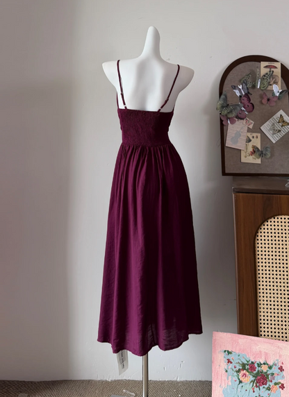 Pretty Prom Dress A Line Wine Red Spagehtti Straps Pleated Evening Dress Gala Dress cc5720