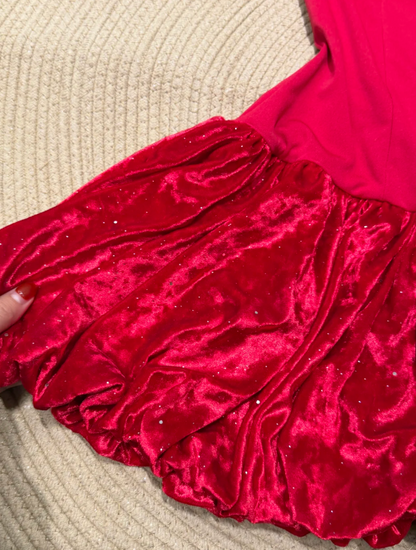 Beauty Homecoming Dress Red Off Shoulder Pleated Birthday Party Dress Cocktail Dress cc5737