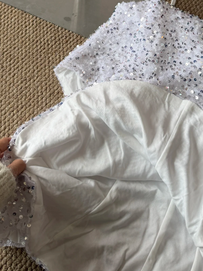 Stunning Homecoming Dress Halter White Beading Birthday Party Dress Cocktail Dress cc5748