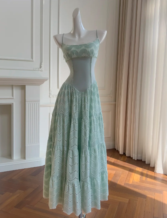 Beauty Prom Dress Spaghetti Straps Pleated Gala Dress Long Evening Dress  cc5768