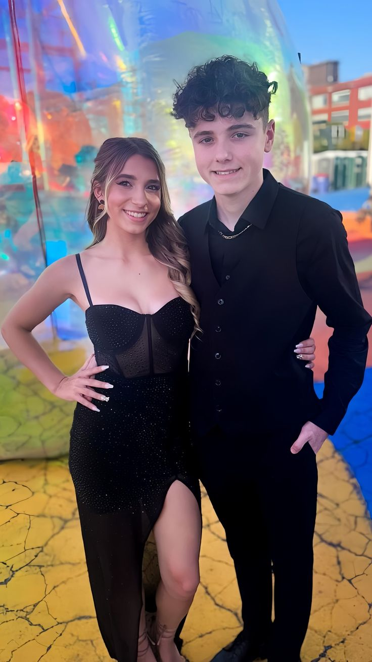 Sexy Black Tulle Beaded Evening Dress,Spaghetti Straps Slit Prom Dress cc2485