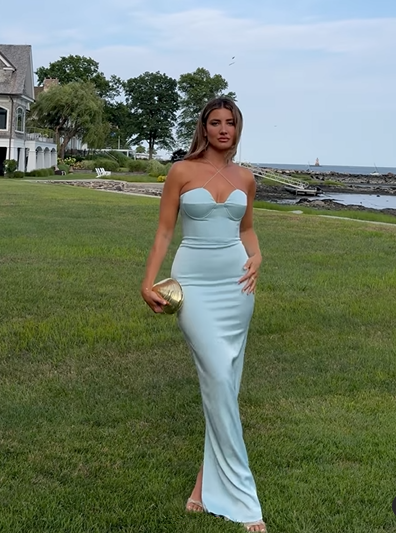 Sexy Halter Sweetheart Sheath Long Party Evening Dress,Formal Prom Dress cc2706