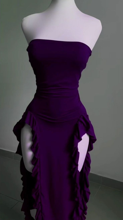 Sexy Sheath Slit Prom Dress Party Dress  cc1770