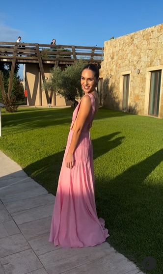 Sexy Deep V Neck Backless Evening Dress A Line Chiffon Party Prom Dress cc2326