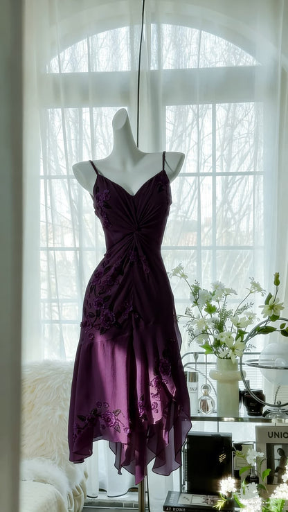 Fashion Spaghetti Straps Appliques Beaded Green Chiffon Homecoming Dress Graduation Dress cc3036