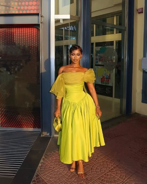 Chic Off Shoulder Satin Tulle Evening Prom Dress cc2246