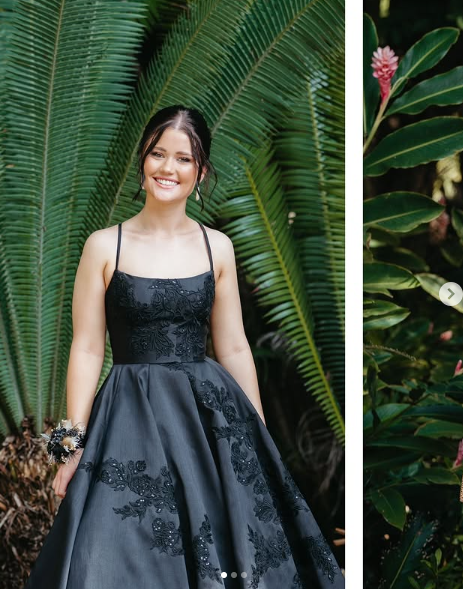 Chic Black Satin Long Prom Dress A Line Party Evening Gown cc1437