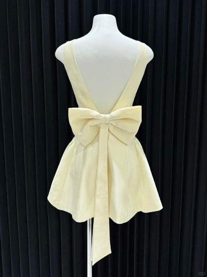 Simple White Square Neck Short A Line Homecoming Dress Birthday Outfits cc3366