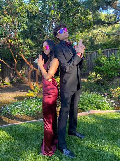 Sexy Mermaid V Neck Long Prom Dress With Split cc843