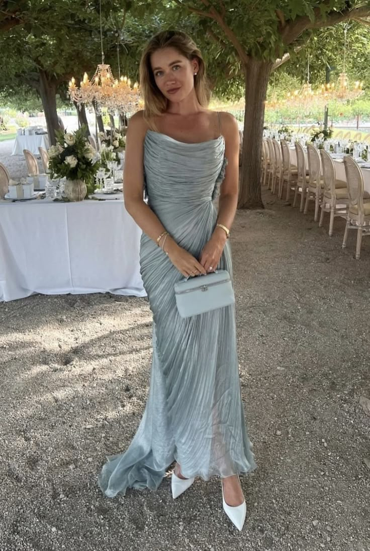 Chic Spaghetti Straps Tulle Ruched Evening Dress,Long Prom Dress cc2652