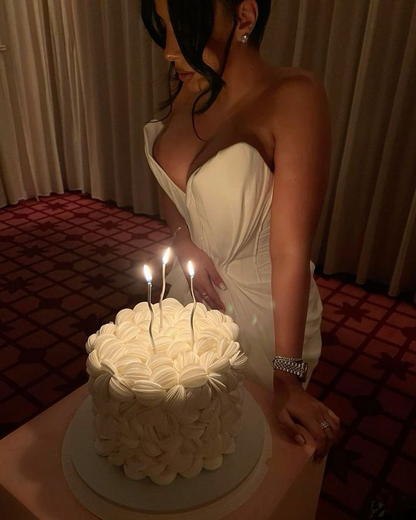 Elegant White V Neck Pleated Short Homecoming Dress Formal 20th Birthday Outfits cc3409