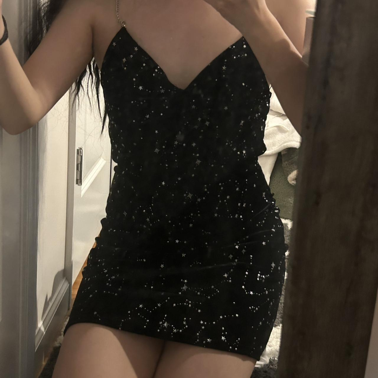 Sparkly Black V Neck Sequin Cocktail Dress Mini 6th Grade Homecoming Dress cc3238