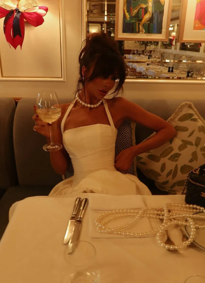 Simple White Satin A Line Homecoming Dress Short Birthday Dress cc3148