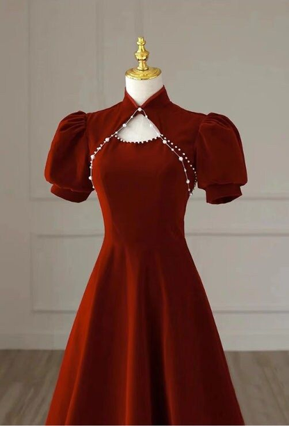 New women's long high-end engagement dress banquet prom dress cc1161