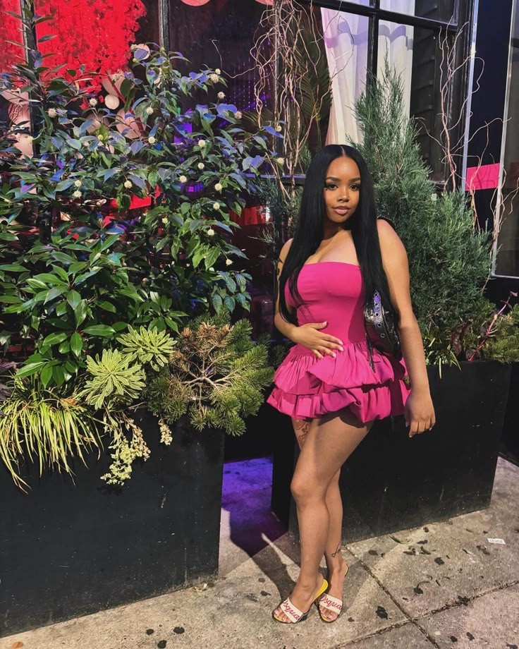 Simple Hot Pink Strapless Satin Short Homecoming Dress Cocktail Dress cc3271