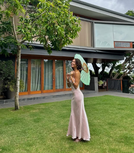 Classy Spaghetti Straps Pink Satin Party Prom Dress,Backless Evening Dress cc2719