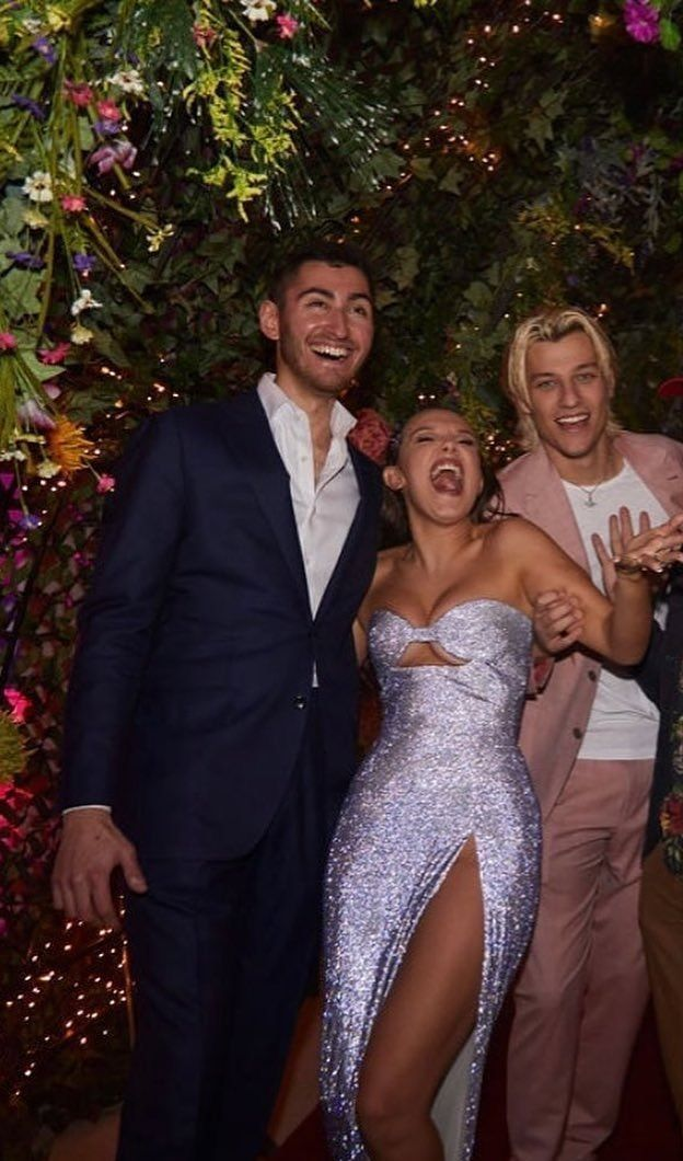 Sexy Mermaid Strapless Sequin Long Prom Dress Lilac Slit Party Evening Dress cc2589