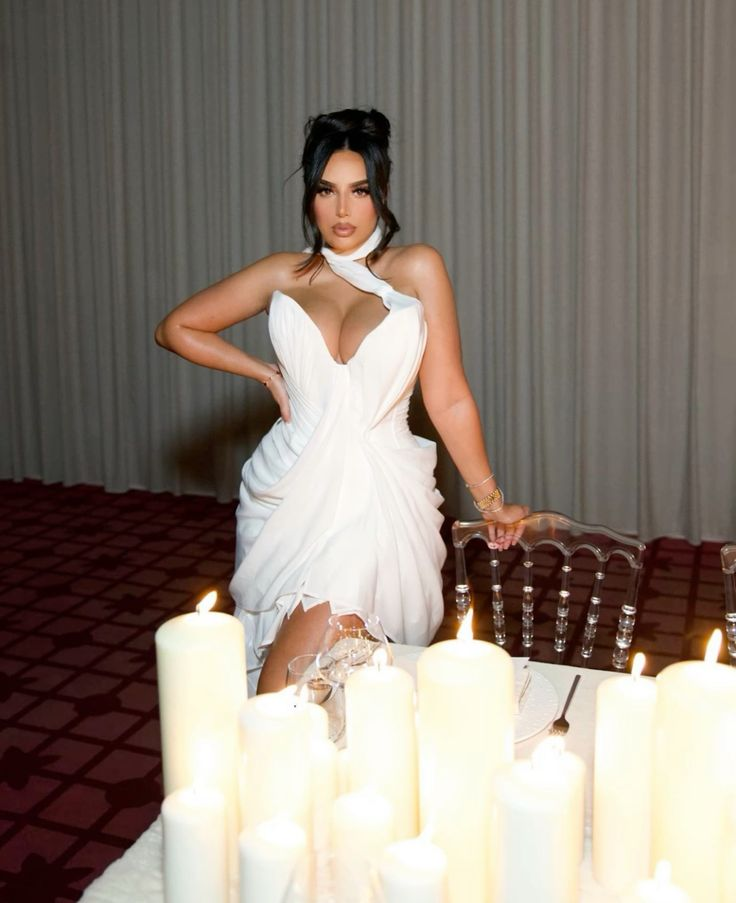 Elegant White V Neck Pleated Short Homecoming Dress Formal 20th Birthday Outfits cc3409