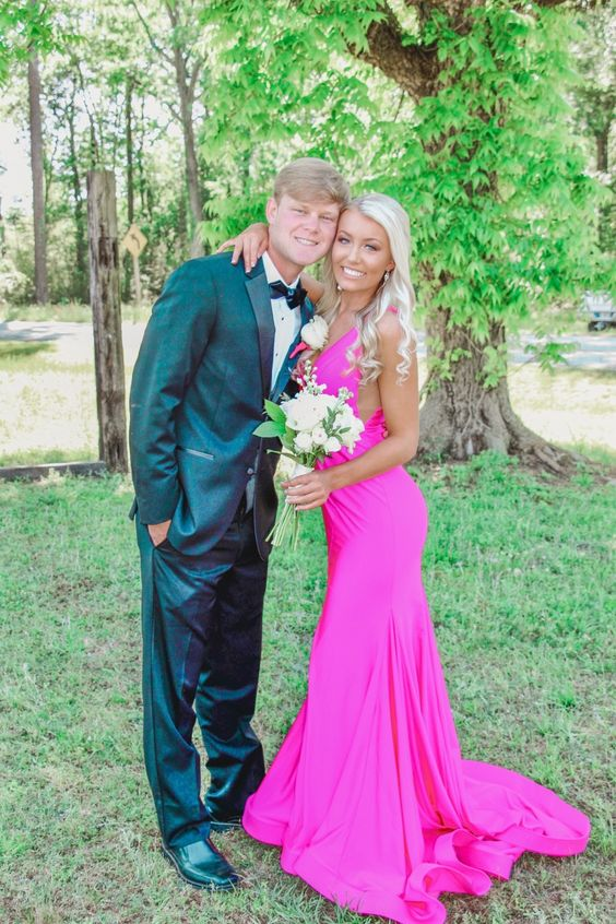 Sexy V Neck Mermaid Prom Dress,Fashion Formal Gown cc902