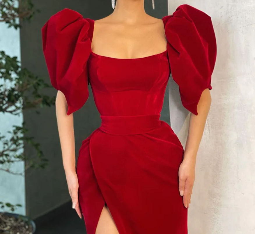 Long Red Prom Dresses, Formal Evening Dress cc736