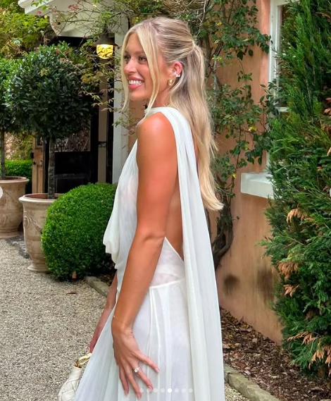 Sexy V Neck White Backless Party Dress,Long Tulle Prom Evening Dress cc2709