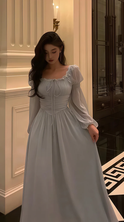 Elegant Chiffon A Line Evening Dress,Long Party Prom Dress cc2461