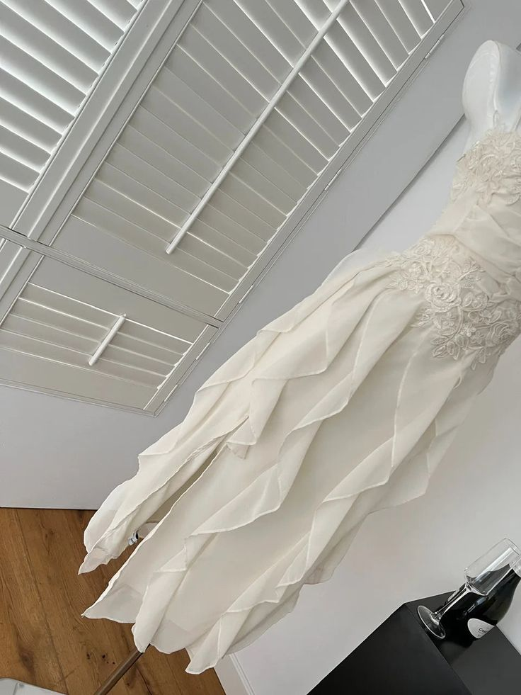 Vintage Purple Spaghetti Straps Chiffon Appliques Party Dress cc3038