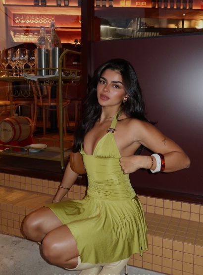 Vintage Halter Olive Green A Line Cocktail Dress Backless Short 8th Grade Homecoming Dress cc3268